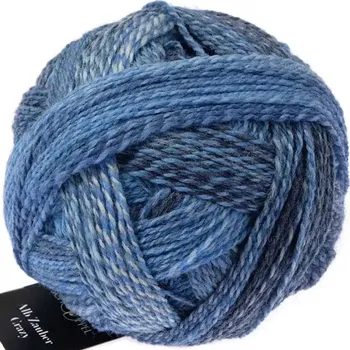 Příze Schoppel Wolle Alb Zauber Crazy 2532 Blaumann (Vlněná příze Alb Zauber Crazy 2532 Blaumann)