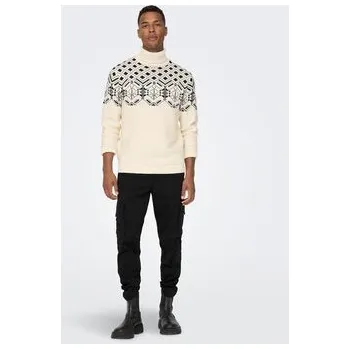 Pánské kalhoty Only & Sons Kalhoty z materiálu 22025431 Černá Tapered Fit 29_34