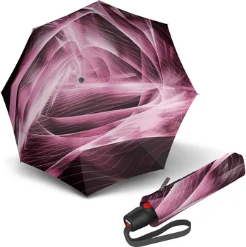 Deštník Knirps T.200 Medium Duomatic Aura Rose - dámský plně automatický deštník