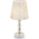 Ideal Lux QUEEN TL1 stolní lampa 1x E27 60W bez zdroje 47cm IP20, zlatá