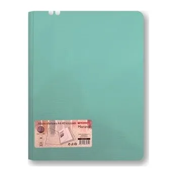 Set školních potřeb Album ofertowy A4 40 koszulek Morandi nieb-zielony