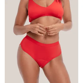 Menstruační kalhotky SNUGGS Active Classic - Menstruační kalhotky pro Extra silnou menstruaci - Recyklovaný nylon - Červená