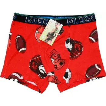 Chlapecké trenýrky bambusové míče pro kluky 3108 červené 779/21