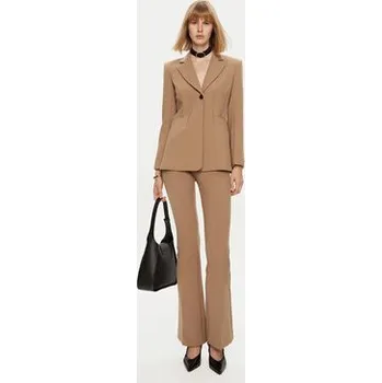Dámské sako Simona Corsellini Sako A24CPGI017 Béžová Regular Fit 42