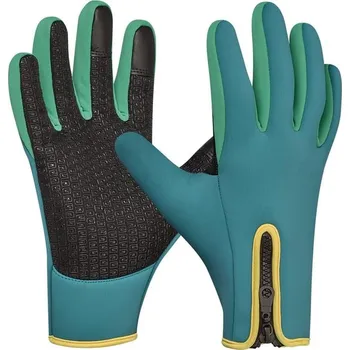 Pracovní rukavice Gebol Zahradní rukavice Pinus, vel.: 10, neopren, polar fleece, petrolejové 780017_10