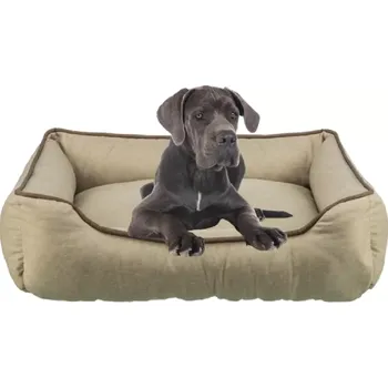 Pelíšek pro psa TRIXIE Pelech NIO, voděodolný obdélníkový s okrajem, písková 90 x 70 cm