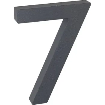 Domovní cedule RN.100LV.7.AL.AM číslo "7" antracit Antracit