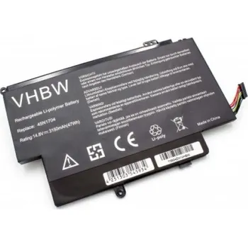 Baterie k notebooku VHBW Baterie pro Lenovo ThinkPad Yoga 12 / Yoga S1 12&quot;, 3150 mAh