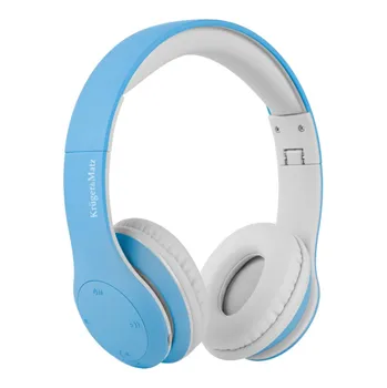 Sluchátka Sluchátka Kruger&Matz Street Kids KM0656 bezdrátová BT, dětská, modrá