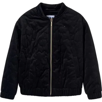 Kojenecká bunda MAYORAL dívčí sametová bunda černá vel. 162 cm