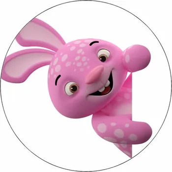 Jedlá dekorace na dort Jedlý papír roztomilý králíček 19,5 cm