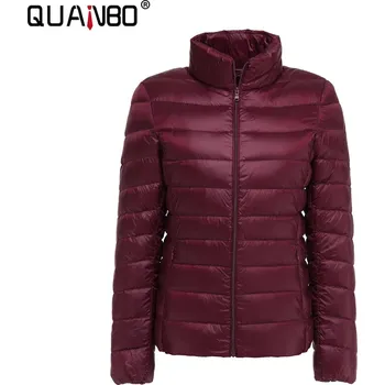 Dámská teplá bunda na zip Barva: Vínová, Velikost: 4XL