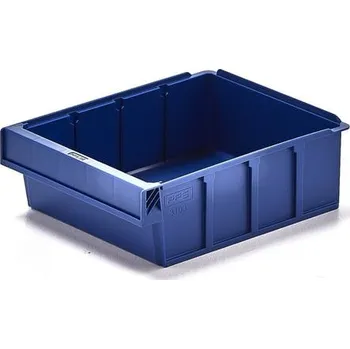 Plastový box DETAIL, 300x230x100 mm, modrý