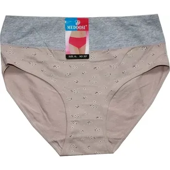 Dámské kalhoty Dámské kalhotky do pasu kytička 207 krémová 599/296