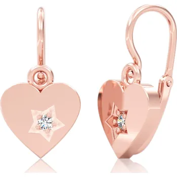 Náušnice Dětské náušnice Josie Materiál šperku: Růžové zlato