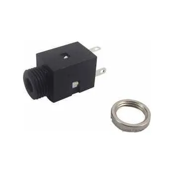 Elektrická zásuvka CLIFF Zásuvka Jack 3,5 mm zásuvka stereo, s vypínačem přímý