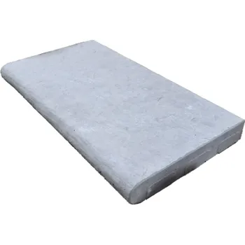 Zahradní obrubník Bazénový lem Presbeton Slate průběžný 600x326x55 mm reliéfní šedý