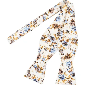 Bubibubi Bílý vázací motýlek Luca