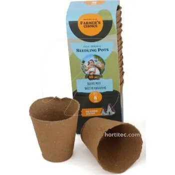 Květináč Farmer's Choice - Kulatý květináč na sazenice 8cm (16 ks)
