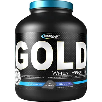 Protein Muscle Sport Whey GOLD Protein 1135 g Příchuť: Banana