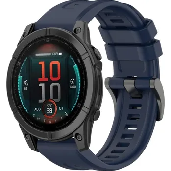 Ostatní příslušenství k chytrým hodinkám VSECHNONAMOBIL 87366 SILICONE Vyměnitelný řemínek pro Garmin Fenix E 47mm tmavomodrý