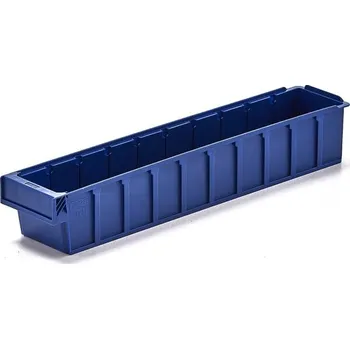 Plastový box DETAIL, 600x115x100 mm, modrý
