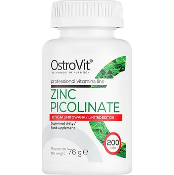 OstroVit Zinc Picolinate 15 mg, 200 tbl.