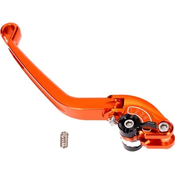 Brzda pro motocykl Puig Brzdová páčka levá Puig 2.0 sklápěcí - oranžová PUI260-TN