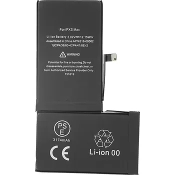 Baterie pro mobilní telefon Apple (OEM) Baterie pro Apple iPhone XS Max, originální (OEM), 3174 mAh, montážní popruh součástí
