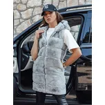 Dámská vesta DSTREET ASHTON SVĚTLE ŠEDÁ S