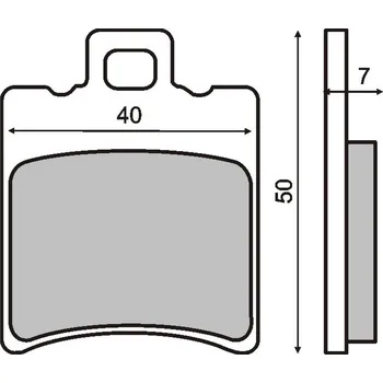 Brzda pro motocykl CL Brakes Brzdové destičky 0190 CL Scoot 200.3013.SC