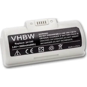 VHBW Baterie pro iRobot Braava Jet 240, 2600 mAh
