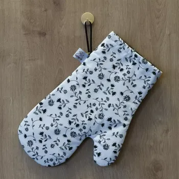 Chňapka Chňapka černé kvítí s černou