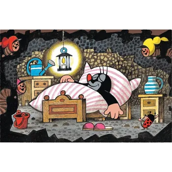 Hračka DINO Puzzle Krtek - dobrou noc 54 dílků