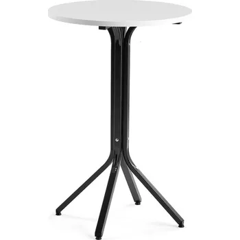 Jídelní stůl Stůl VARIOUS, Ø700 mm, výška 1050 mm, černá, bílá