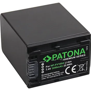 Patona Baterie NP-FV100 pro Sony DCR-HC16E / FDR-AX100E / HDR-XR105E, 3090 mAh