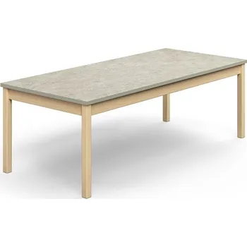 Psací stůl Stůl DECIBEL, 1800x800x590 mm, akustické linoleum, bříza/šedá