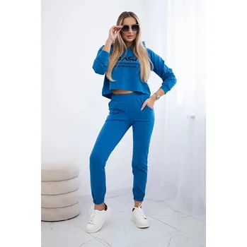 Tepláková souprava s nápisem NASA barva džínová