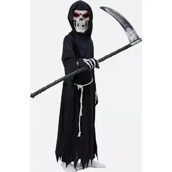 Karnevalový kostým Dětský kostým - GRIM REAPER - SMRTKA (4-6 let) (Značka: CHENG ARTS)