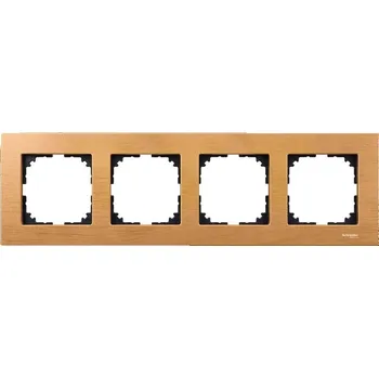 Čtyřrámeček Merten M-Plan, Beech Schneider MEG4054-3470