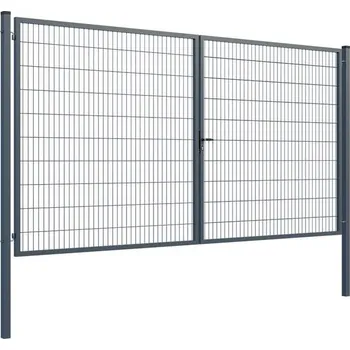 brána Brána 2kř. Square ZnPVC 4000x2000mm, antracit