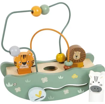 Dřevěná hračka Small Foot Motorický labyrint „Safari“