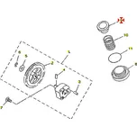 Yamaha Sítko oleje motoru Minarelli 125-180 3KWE34110000