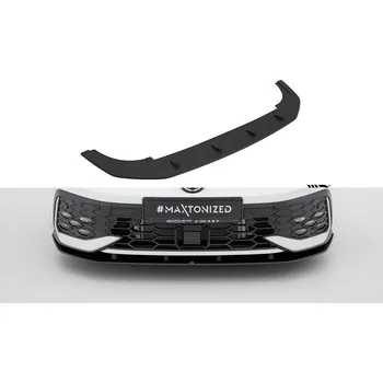 Autodíl Street pro spojler pod nárazník lipa Volkswagen Golf GTI / GTE / R-Line Mk8 Facelift černo červený