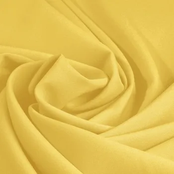 Dekorační jednobarevná látka Rongo RG-090 Světle žlutá - šířka 150 cm