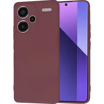 Pouzdro na mobilní telefon Kryt Xiaomi Redmi Note 13 Pro+ 5G Techsuit SoftFlex - plum red