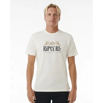 Pánská móda Tričko Rip Curl HORIZON TEE Bone velikost S