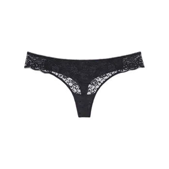 Kalhotky Dámská tanga Amourette Hipster String - BLACK - černé 0004 - TRIUMPH BLACK 42