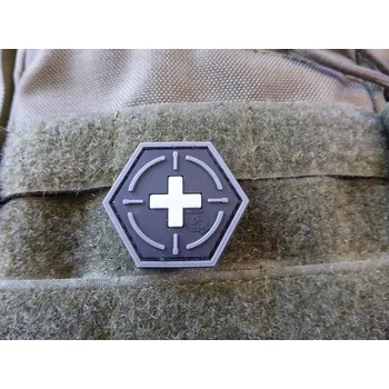 Příslušenství pro sportovní střelbu JACKETS TO GO Nášivka MEDIC RED CROSS plastová velcro SWAT