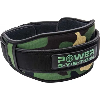 Opasek na cvičení Power System Belt Predator Green Velikost: XL